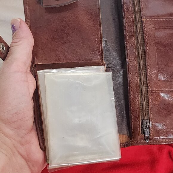 Genuine Handmade Hair-on-Hide Leather Hand Tooled from Mexico Picture Wallet - Picture 14 of 16